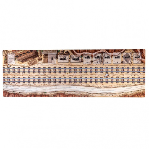 Mata gumowa do gry: Colt Express 117 x 40 cm